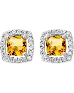 Orphelia 'Faustine' 925 Sterling Stud Earrings - Metallic