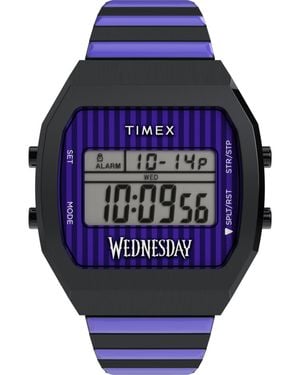 Timex Wednesday T80 Multicolour Watch Tw2Y19500 - Black