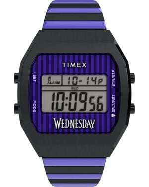 Timex Wednesday T80 Multicolour Watch Tw2Y19500 - Black