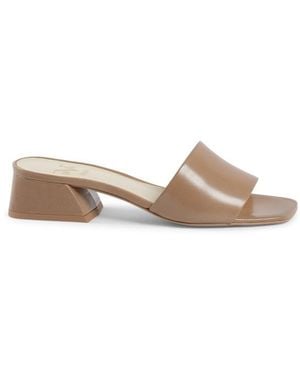 Versace 19.69 Abbigliamento Sportivo 19V69 Sandal Neper Kid Caramello Leather - White