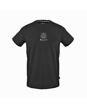 Aquascutum Crew Neck Short Sleeve Regular Fit T-Shirt - Black