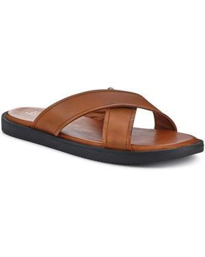 Jones Bootmaker Whitehaven Leather Mules - Brown