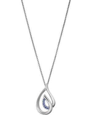 Orphelia 'Dazzle' 925 Sterling Chain With Pendant - Metallic