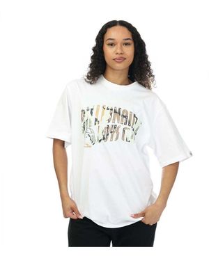 BBCICECREAM Vrouwen Camo Arch Logo T-shirt In Wit