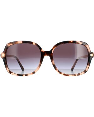 Michael Kors Square Tortoise Light Gradient Adrianna Ii Mk2024 - Brown