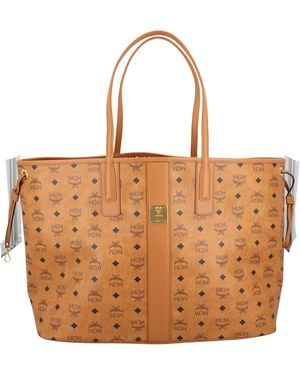 MCM Reversible Liz Shopper - Brown