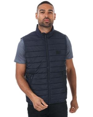Jack & Jones Wing Bodywarmer Voor , Marineblauw