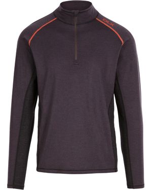 Trespass Stan Thermal Top (Dark Marl) - Blue