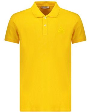 Iceberg Yellow Cotton Mens Polo Shirt