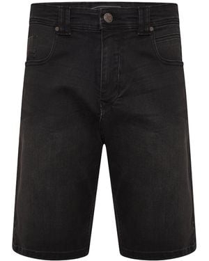 KAM Jeanswear Kam Denim Shorts Stretch Fabric - Black