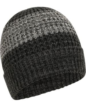 Mountain Warehouse 'Melange' Beanie Winter Warm Cosy Everyday Hat - Black