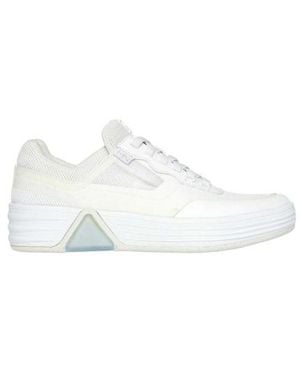 Skechers Ladies Alphacup Logo Trainers - White