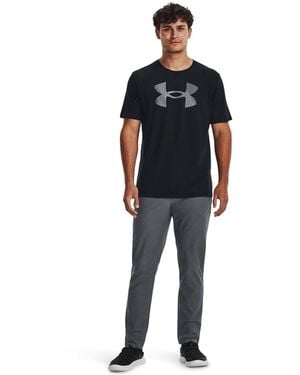Under Armour Logo Print Crew Neck Short Sleeve Jersey T-Shirt - Black