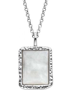 Engelsrufer Ern-Pure-Mo Ladies Pure Moon Necklace Sterling - White