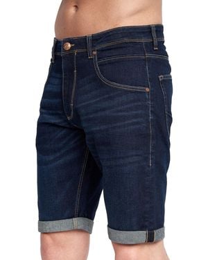 Duck and Cover Mustone Denim Shorts - Blue