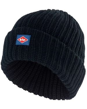 Lee Cooper Chunky Knit Beanie - Blue