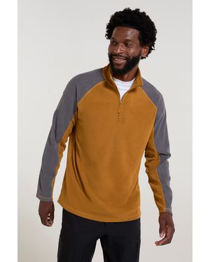 Mountain Warehouse 'Ashbourne' Fleece Jacket Half Zip Mid Layer Jumper - Multicolour