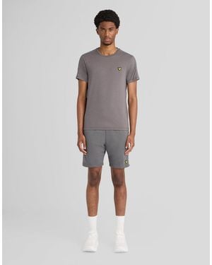 Lyle & Scott Jacquard Tape Shorts - Grey