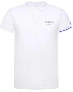 Ice Iceberg Polo Shirt Cotton - White