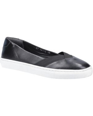 Hush Puppies Tiffany Slip On Shoes Leather - Blue