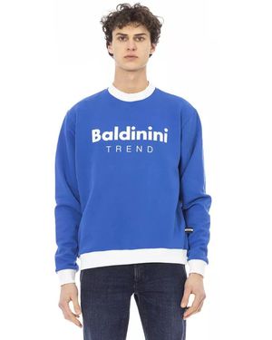 Baldinini Crew Neck Sweatshirt Ba22497 - Blue