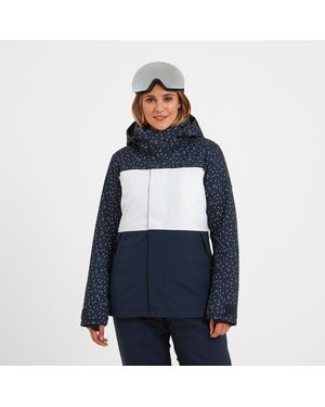 TOG24 Cinder Ski Jacket Dark Confetti Print/Dark - Blue