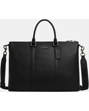 COACH Caleb Work Bag - Black
