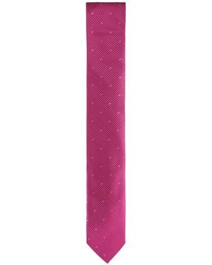 Calvin Klein Printed Silk Tie - Pink