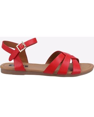 Divaz Antalya Vegan Summer Sandal - Red