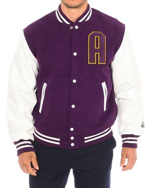 Attica Sporting Goods At-Fw22-009 Baseball Jacket - Purple