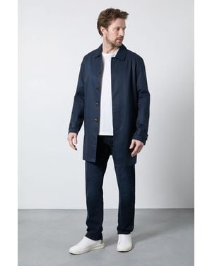 MAINE Mid Premium Stretch Straight Fit Cotton - Blue