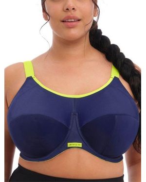 Elomi Energise Full Cup Side Support Sports Bra - Blue