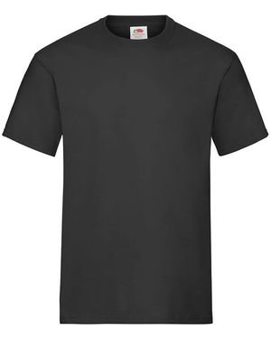Fruit Of The Loom Adult Heavy Cotton T-Shirt - Black