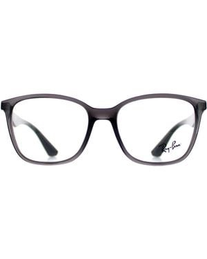 Ray-Ban Square Transparent Rx7066 - Black