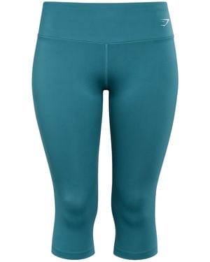 GYMSHARK Fit Cropped Leggings - Blue