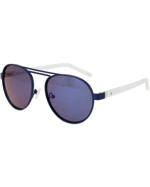 Champion White Metal Sunglasses - Blue