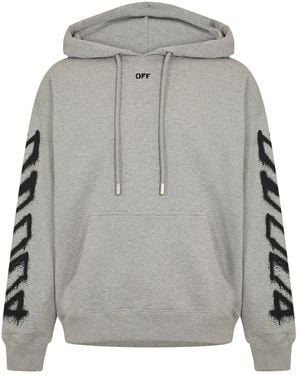 Off-White c/o Virgil Abloh Off Overhead Hoodie - Grey