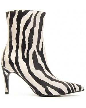 Montevita Heeled Ankle Boot Animant2 - Black