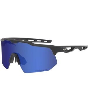 G.O.D Eyewear Loki Photochromic Uv400 Cycling Sunglasses With Mirror Scratch-Resistant Lens - Blue