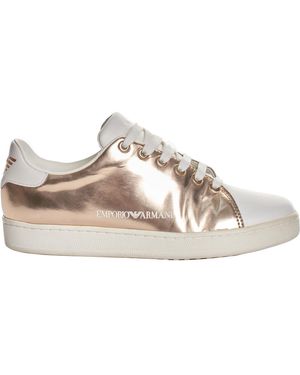 Emporio Armani X3X061 Sports Shoes - Metallic