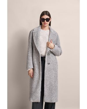 Bugatti Damen Jas Met Licht Oversized Silhouet - Naturel