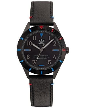 adidas Originals Edition Three Watch Aofh22506 Leather - Black