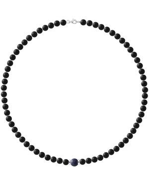 Rodney & Rolf Necklace Sterling 925 Shefield - Black