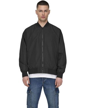 Only & Sons Bomber Jacket - Black