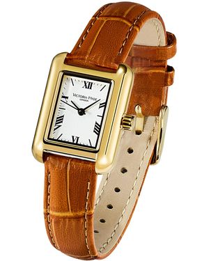 Victoria Hyde London Retro-Watch- Leather - Brown