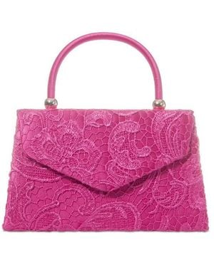 SVNX Lace Top Handle Grab Bag - Pink