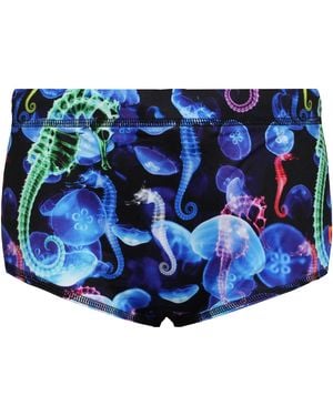 Maru Jelly Seahorse Pacer Trainer Swimming Trunks - Blue
