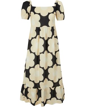 Regatta Ladies Orla Kiely Sixties Daisy Summer Midi Dress - Natural