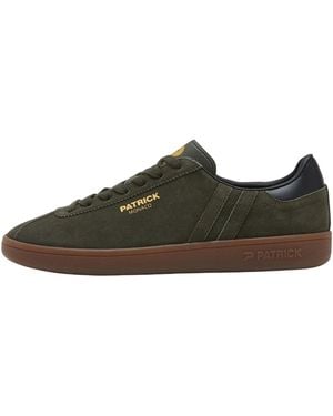 Patrick Monaco Suede Cupsole Trainers - Brown