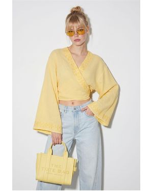 Bianco Lucci Cotton Blouse - White